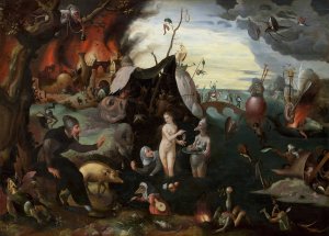 The Temptation of Saint Anthony by Pieter Huys Oil Painting