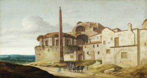 Church of Santa Maria della Febbre,Rome by Pieter Jansz Saenredam Oil Painting