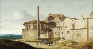 Church of Santa Maria della Febbre,Rome by Pieter Jansz Saenredam Oil Painting