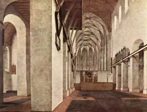 Interior of the St. Jans Kerk at Utrecht