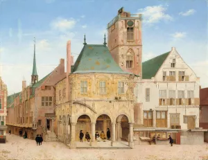 The Old Town Hall of Amsterdam by Pieter Jansz Saenredam Oil Painting