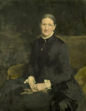 Mrs A.J. Zubli-Maschhaupt by Pieter Josselin De Jong Oil Painting