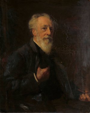 Portret van J.A.B. Stroebel by Pieter Josselin De Jong Oil Painting