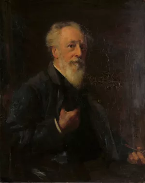 Portret van J.A.B. Stroebel by Pieter Josselin De Jong Oil Painting