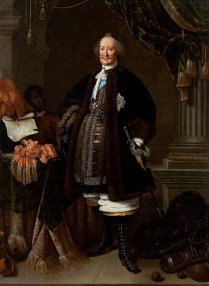 Count Johan Maurits van Nassau-Siegen by Pieter Nason Oil Painting