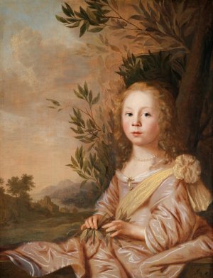 Madchenportrat by Pieter Nason Oil Painting
