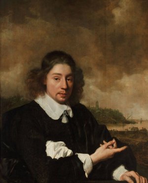 Portrait of a Man by Pieter Nason Oil Painting