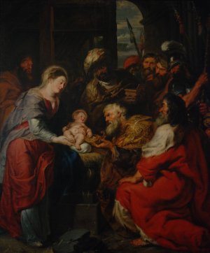 Adoration of the Magi by Peter Paul Rubens Oil Painting
