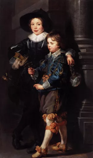 Albert and Nicolaas Rubens Oil painting by Peter Paul Rubens