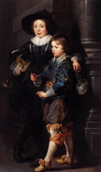 Main Product Photo of Albert and Nicolaas Rubens Painting by Peter Paul Rubens