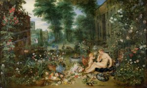 Allegory Of The Sense Of Smell by Peter Paul Rubens Oil Painting