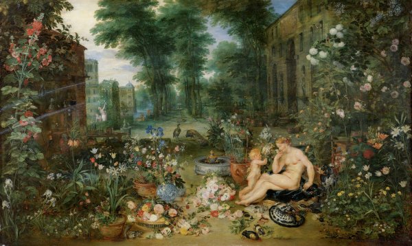 Allegory Of The Sense Of Smell  by Peter Paul Rubens - Hand-Painted Oil Painting Reproduction