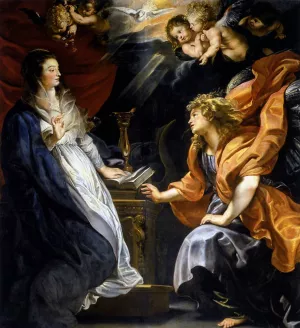 Annunciation Oil painting by Peter Paul Rubens