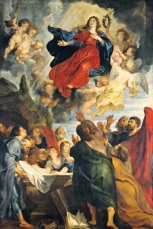 Assumption of Mary by Peter Paul Rubens Oil Painting
