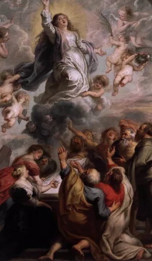 Assumption of the Virgin by Peter Paul Rubens - Oil Painting Reproduction