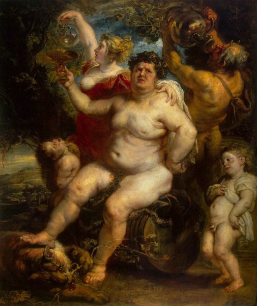 Bacchus by Peter Paul Rubens - Hand-Painted Oil Painting Reproduction