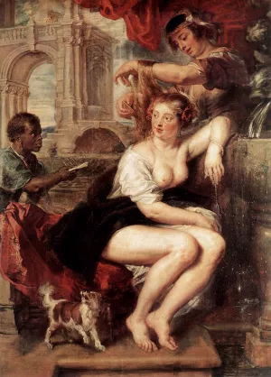 Bathsheba at the Fountain by Peter Paul Rubens - Oil Painting Reproduction