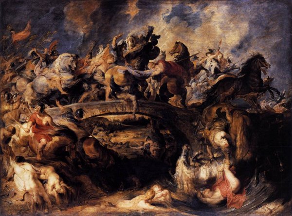 Main Product Photo of Battle of the Amazons Painting by Peter Paul Rubens