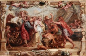 Briseis Given Back to Achilles by Peter Paul Rubens Oil Painting