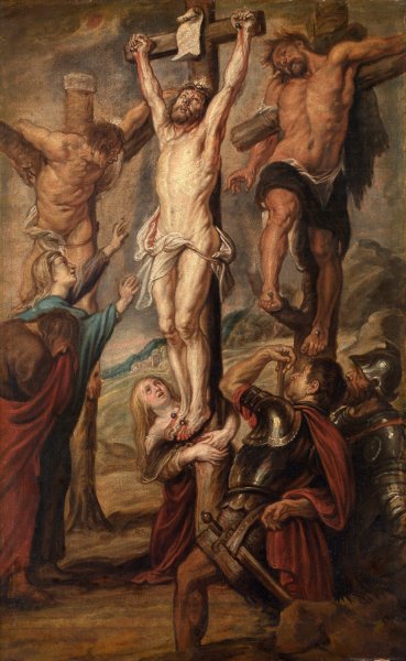 Calvary by Peter Paul Rubens - Hand-Painted Oil Painting Reproduction