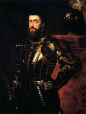 Charles V in Armour painting by Peter Paul Rubens