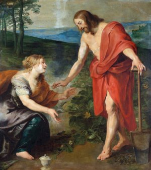 Christ Appears to Mary Magdalene by Peter Paul Rubens Oil Painting