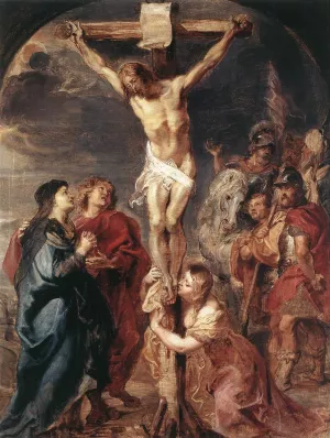 Christ on the Cross by Peter Paul Rubens - Oil Painting Reproduction