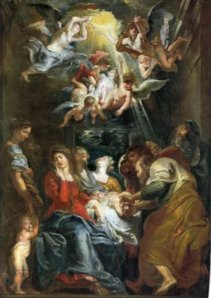 Circumcision of Christ painting by Peter Paul Rubens