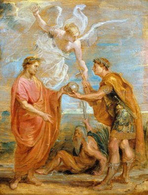 Constantius Appoints Constantine As His Successor by Peter Paul Rubens Oil Painting