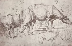 Cows Oil painting by Peter Paul Rubens