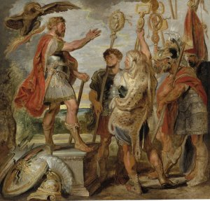 Decius Mus Addressing the Legions by Peter Paul Rubens Oil Painting
