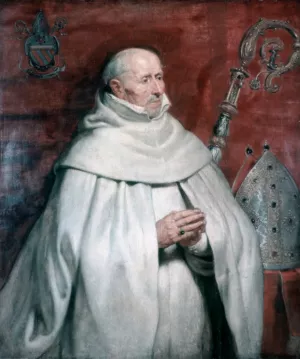 Der Abt von Sankt Michaelis painting by Peter Paul Rubens