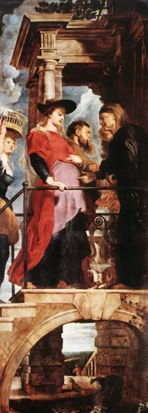 Descent from the Cross Left Wing painting by Peter Paul Rubens
