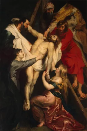 Descent from the Cross by Peter Paul Rubens - Oil Painting Reproduction