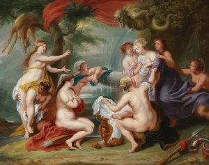 Diana discovering Callisto's pregnancy by Peter Paul Rubens Oil Painting