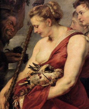 Diana Returning from Hunt Detail by Peter Paul Rubens Oil Painting