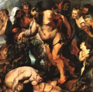 Drunken Silenus by Peter Paul Rubens Oil Painting