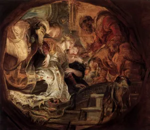 Esther Before Ahasuerus by Peter Paul Rubens Oil Painting