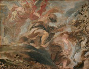 Expulsion from the Garden of Eden by Peter Paul Rubens Oil Painting