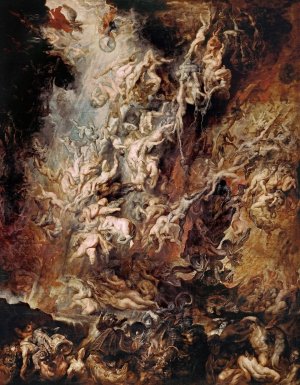 Fall of the Damned by Peter Paul Rubens Oil Painting
