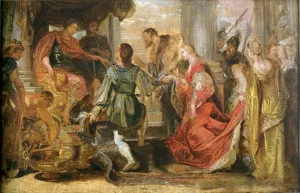 Generosity of Scipio painting by Peter Paul Rubens