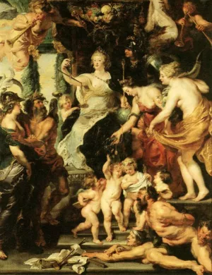 Happiness of the Regency by Peter Paul Rubens Oil Painting