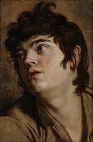 Head of a Young Man by Peter Paul Rubens Oil Painting