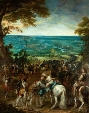 Henry IV of France at the Siege of Amiens in 1597 by Peter Paul Rubens Oil Painting