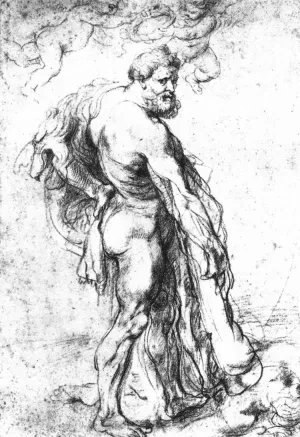 Hercules Crowned by Genii by Peter Paul Rubens Oil Painting