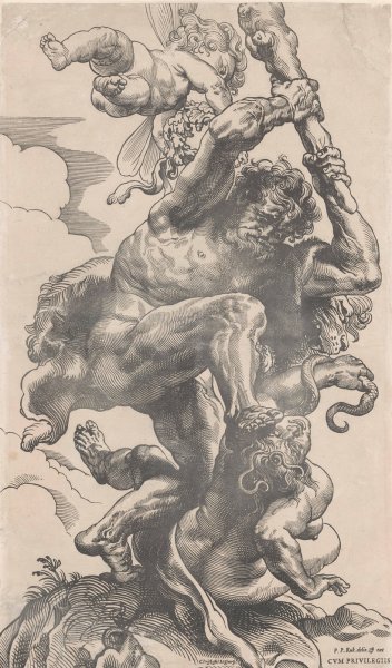 Main Product Photo of Hercules overcomes Envy Painting by Peter Paul Rubens