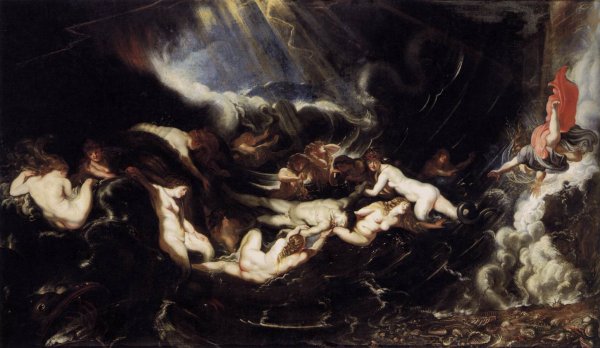 Main Product Photo of Hero and Leander Painting by Peter Paul Rubens
