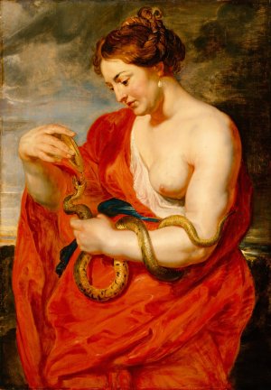 Hygeia, Goddess of Health by Peter Paul Rubens Oil Painting