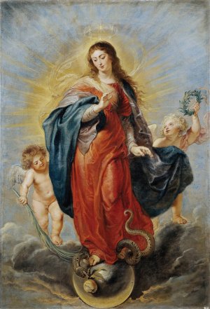 Immaculate Conception by Peter Paul Rubens Oil Painting