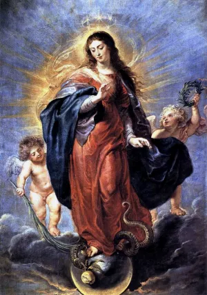 Immaculate Conception by Peter Paul Rubens - Oil Painting Reproduction